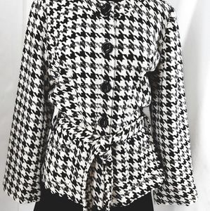 Ecologie Houndstooth Belted Jacket
